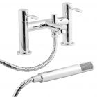 Nuie Series Two Bath Shower Mixer & Shower Kit Chrome 