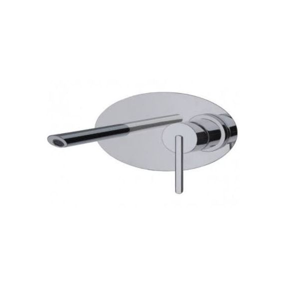 JustTaps Ovaline Concealed Wall Mounted Basin Mixer With Spout 2618231