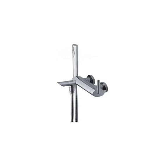 JustTaps Ovaline Wall Mounted Bath Shower Mixer With Kit 2618267
