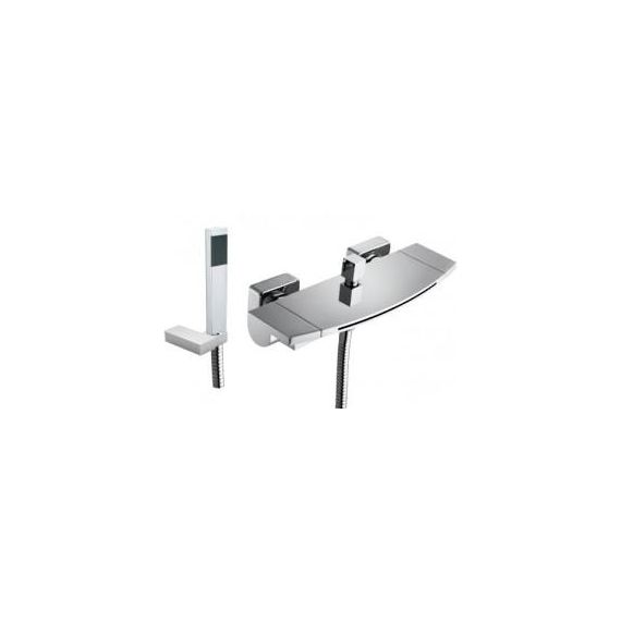 JustTaps Flow Wall Mouted Bath Shower Mixer With Kit 43267