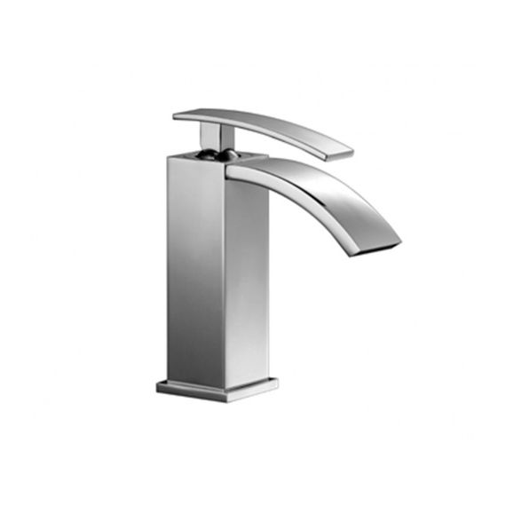 JustTaps Leo Single Lever Basin Mixer Without Pop Up Waste Chrome 45001