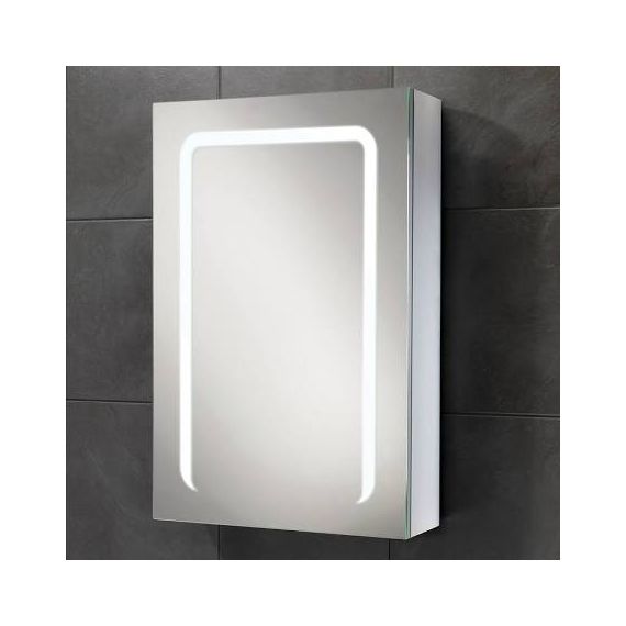 HiB Stratus 50 LED Aluminium Demisting Mirror Cabinet 46800