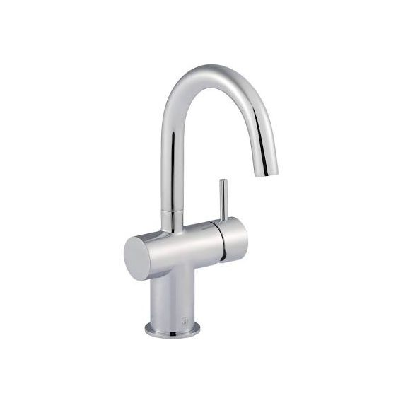 JustTaps Florence Side Lever Round Basin Mixer Tap Chrome 55179
