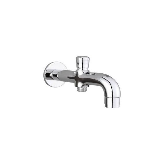 Just Taps Wall Mounted 170mm Bath Spout With Diverter Chrome 55463