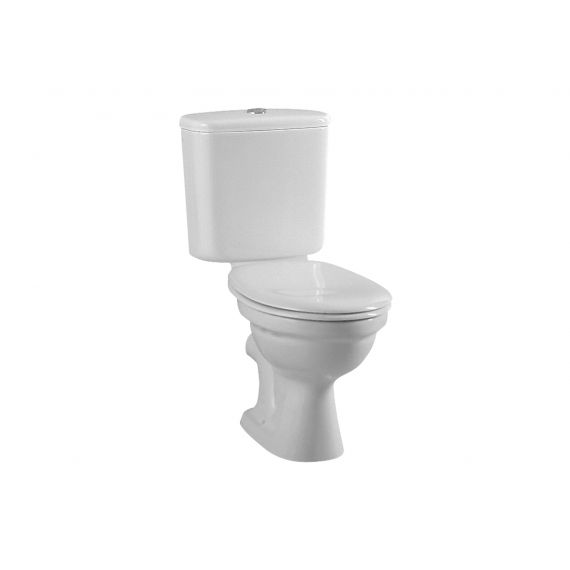 Vitra Milton Close Coupled WC Toilet Inc Soft Close Seat 