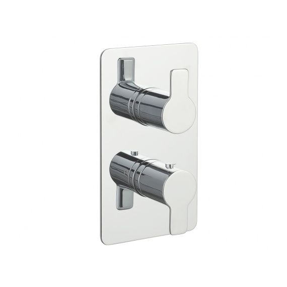 Just Taps Amore Thermostatic Concealed 3 Outlet Shower Valve 79681