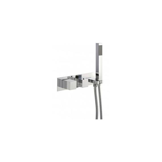 JustTaps Athena Thermostatic 2 Outlet Concealed Valve with Handset 86868