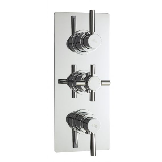 Hudson Reed Triple Thermostatic Shower Valve With Diverter Chrome A3023