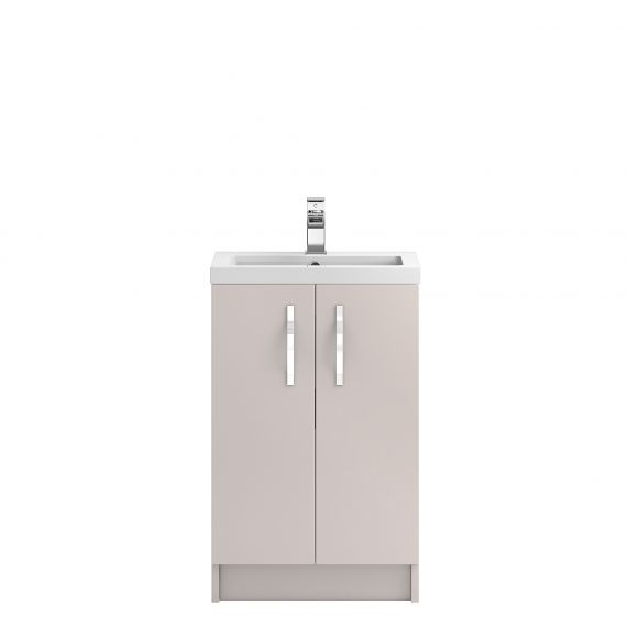 Hudson Reed Apollo Cashmere Floor Standing 500mm Cabinet & Basin