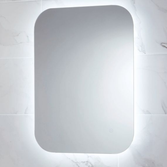 Scudo Aura Touch Sensor LED Rectangle Bathroom Mirror 600 x 800mm