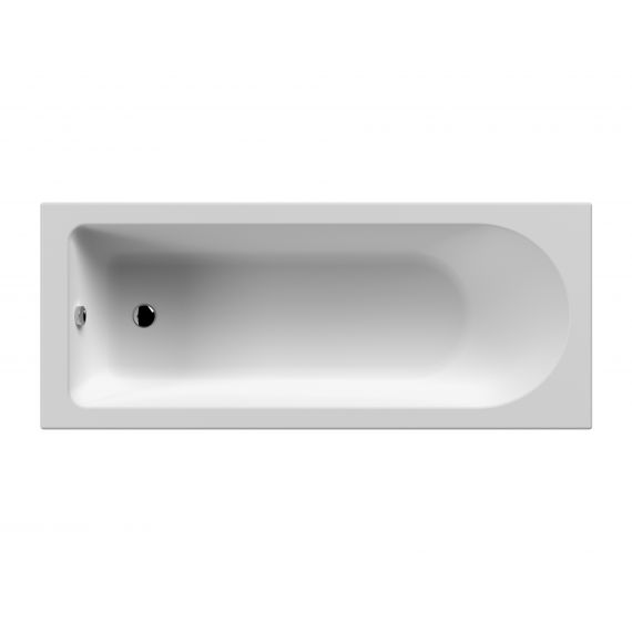 Hudson Reed Eternalite Round Single Ended Bath 1700 x 750mm White BMON014