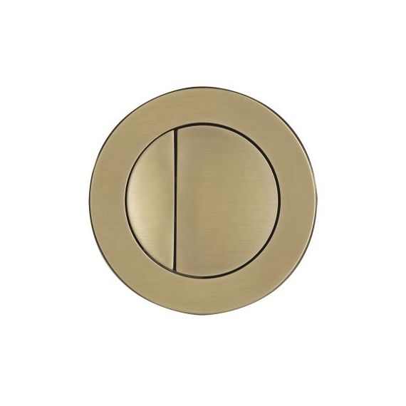 Roper Rhodes Round Flush Button - Brushed Brass TR9034