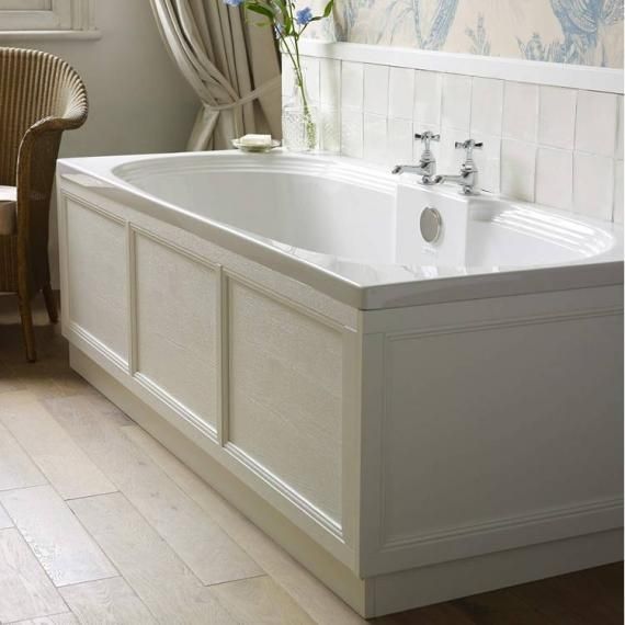 Heritage Dorchester 1800 x 800mm Double Ended Solidskin White Acrylic