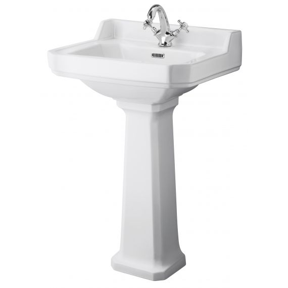 Hudson Reed Richmond 560mm 1TH Basin & Comfort Height Ped