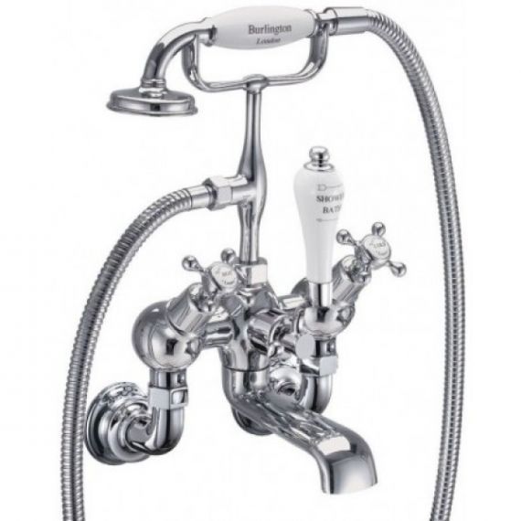 Burlington Claremont Regent Angled Bath Shower Mixer