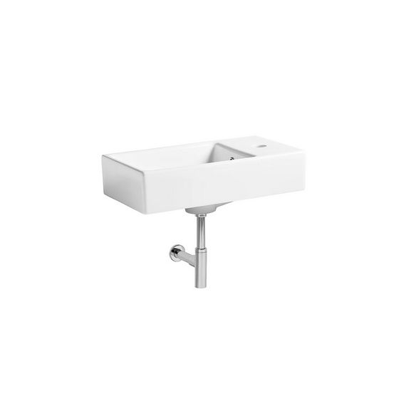 Roper Rhodes 460x255mm Dimension Wall Hung Hand Basin 1 Tap Hole - White - DC14008