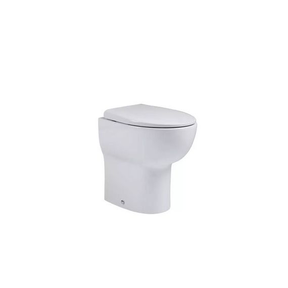 Roper Rhodes 490mm Archetype Comfort Height Back to Wall Pan - White -DC14027