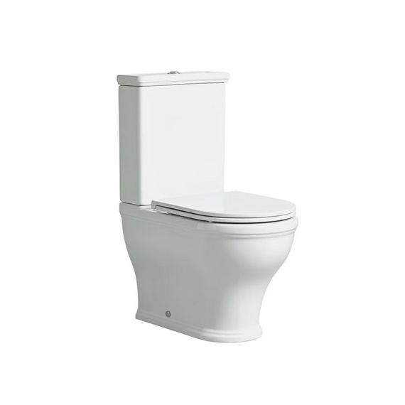 Tavistock Lansdown Short Projection Fully Enclosed Close Coupled WC with Seat and Cistern - DC14042 DC14036 DC14037