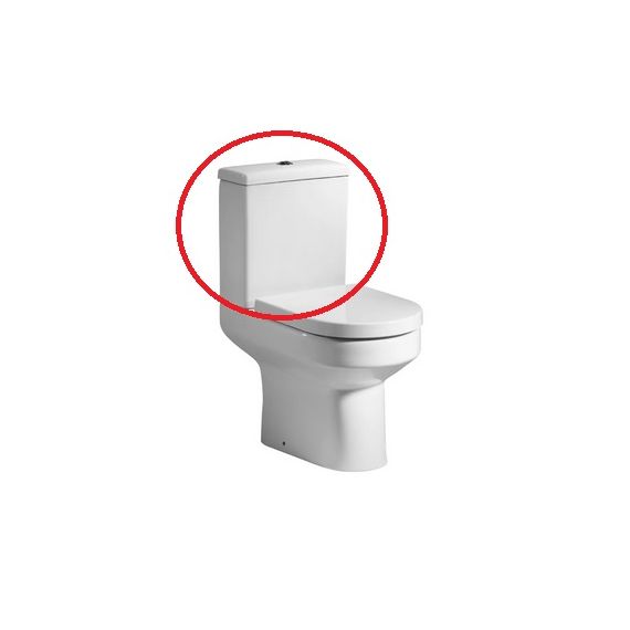 Roper Rhodes 6/4l Debut Close Coupled Cistern with Air Gap Tech - White - DCCTNK