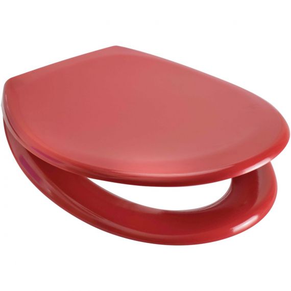 Rainbow Red Soft Close Quick Release Toilet Seat
