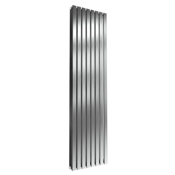 Reina Flox Double Vertical 1800 X 472mm Brushed Stainless Steel Radiator