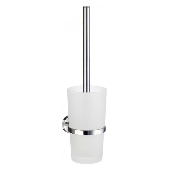 Smedbo Home Toilet Brush with Container and Holder Polished Chrome