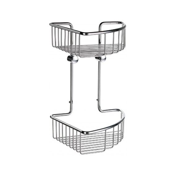 Smedbo Home Double Corner Shower Basket HK377