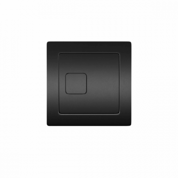 Scudo Black Dual Flush Plate Square SQUARE-CISTERN-BLACK