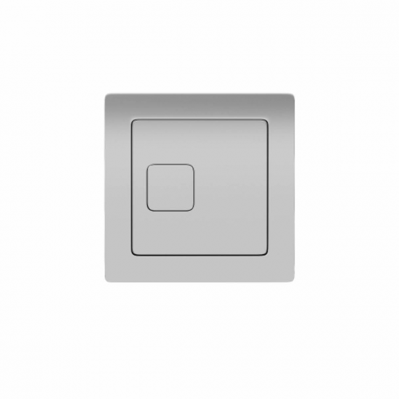 Scudo Chrome Dual Flush Plate Square  SQUARE-CISTERN-CHROME