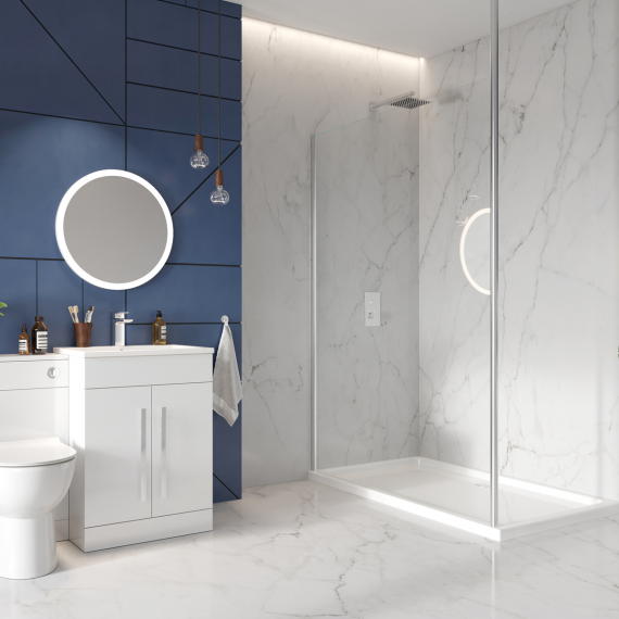 Scudo S8 8mm Wetroom Panel 1000 x 2000 mm S8-WET1000CHR