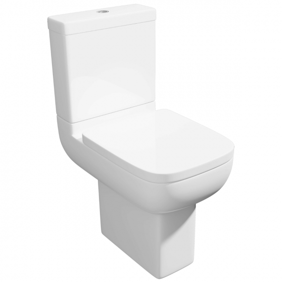 Kartell Options 600 Comfort Height Close Coupled Toilet Set With Soft Close Seat