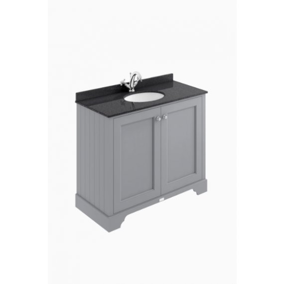 Bayswater 1000mm 2-Door Basin Cabinet - Plummett Grey