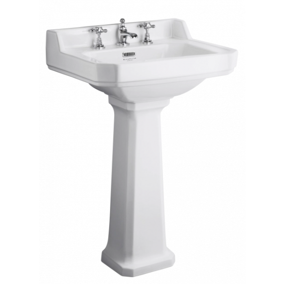 Bayswater Fitzroy 560mm Basin 3 Tap Hole - White Ceramic