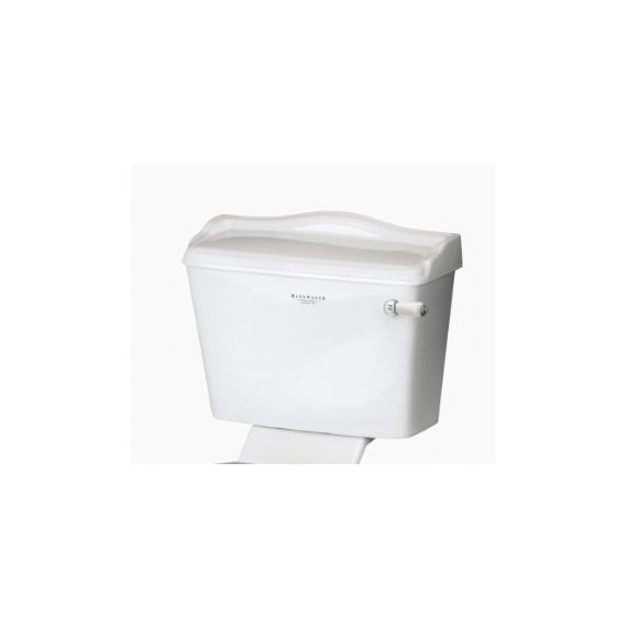 Bayswater Porchester Cistern with White Lever Close Coupled - White Ceramic