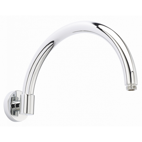 Bayswater Wall Mounted Curved Shower Arm 