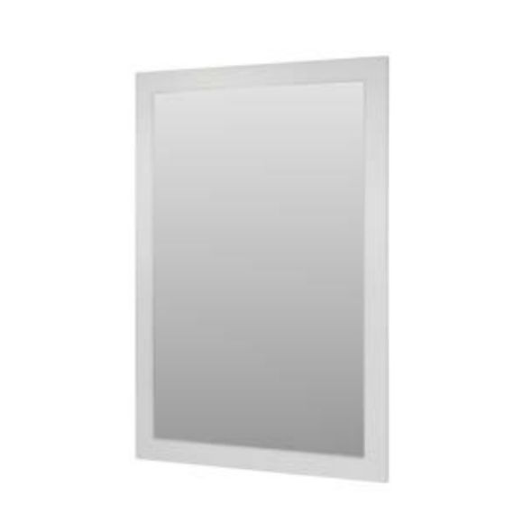 Kore Wall Mounted 500mm Wall Mirror Bathroom Mirror - Gloss White - KOR500MIR-W