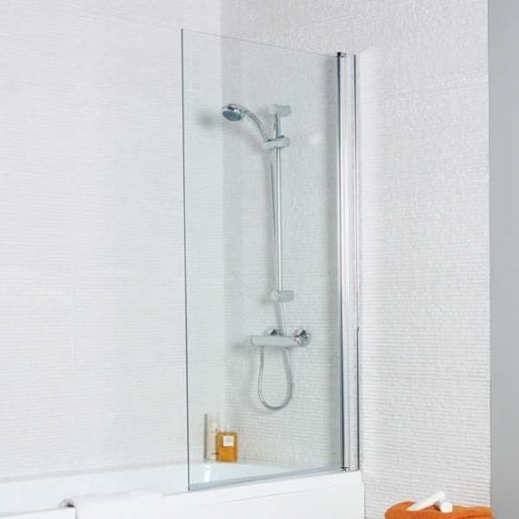 Kartell Koncept Straight Bath Screen With Square Edge