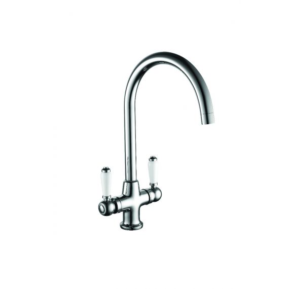 Vicensa Dual Lever Traditional Kitchen Sink Mixer 