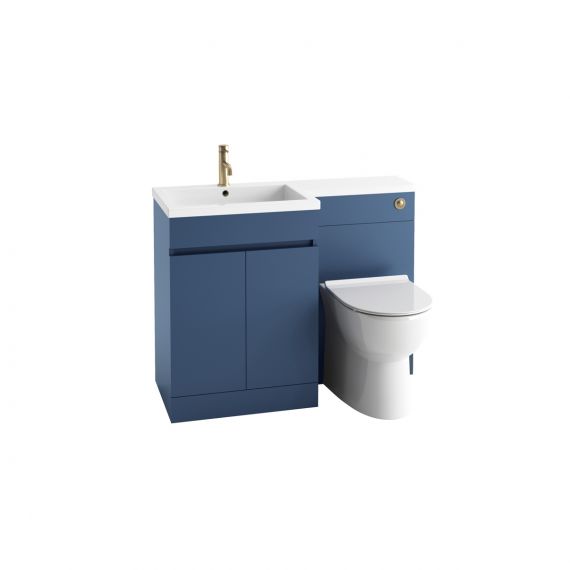 Empire 1100 L Shape Furniture Pack Blue Right Hand
