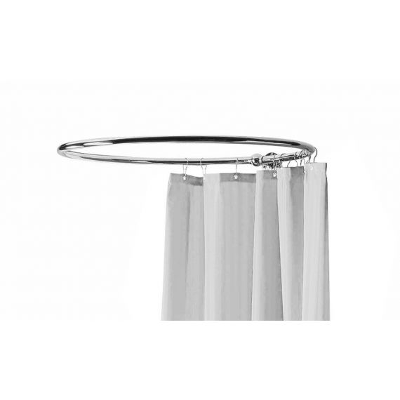 Nuie Traditional Round Shower Ring Chrome