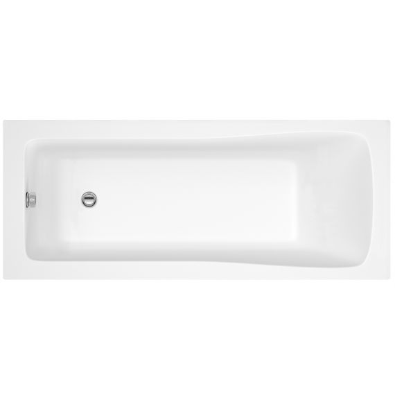 Nuie Linton Square Single Ended Bath 1400 x 700mm