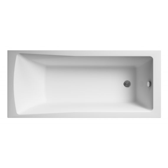Hudson Reed Eternalite Square Single Ended Bath 1700 x 750mm White BMON009