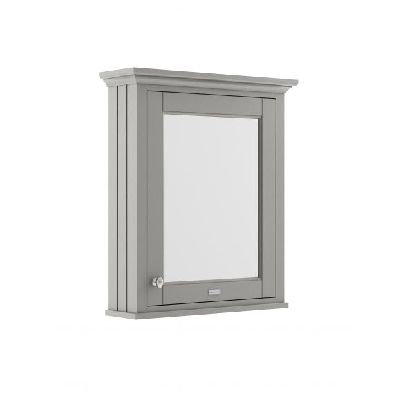Hudson Reed Old London Storm Grey 600mm Mirror Cabinet