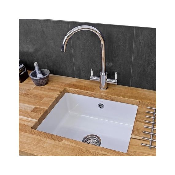 Reginox Mataro 1 Bowl Ceramic Undermount Kitchen Sink
