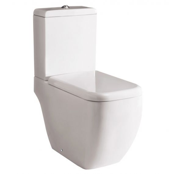 RAK Metropolitan Close Coupled Toilet Open Back inc Seat Option