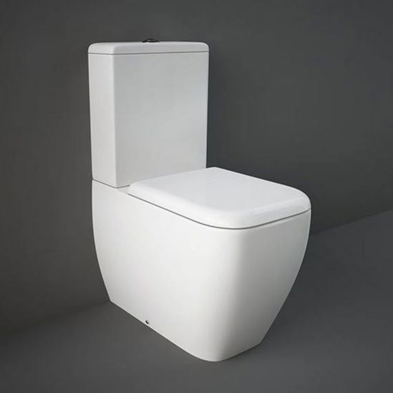 RAK Metropolitan Close Coupled BTW Toilet Inc Soft Close Seat