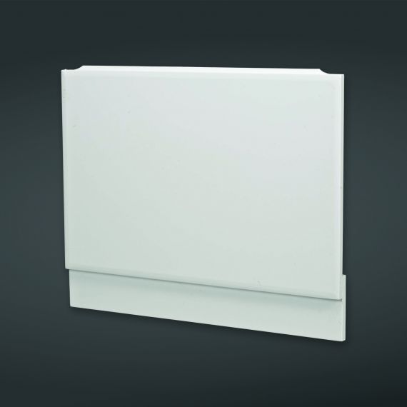 800x585mm High Gloss White End Bath Panel