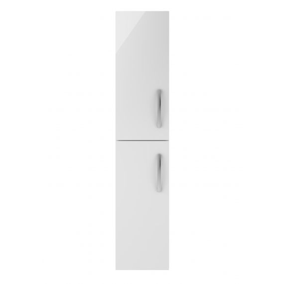 Nuie Athena Gloss White 300mm Tall Unit (2 Door)