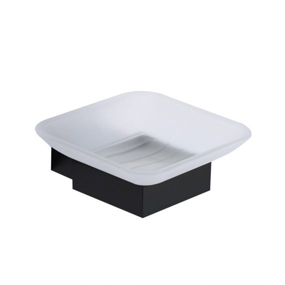 Scudo Mono Black Soap Dish Holder  MONOACC-002
