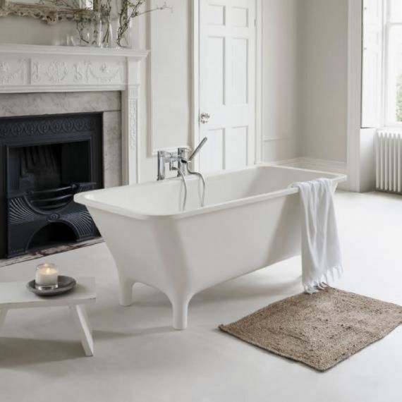 Clearwater Lonio 1700 x 750mm Natural Stone Freestanding Bath N19